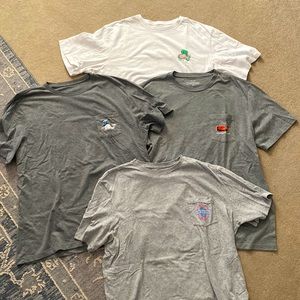 Bundle of men’s Vineyard Vines t-shirts size XL